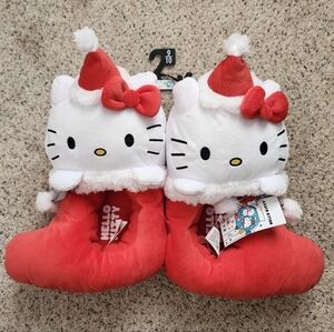 Hello Kitty Christmas Holiday Slippers
